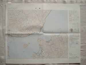 【地図】 大畠 1：25,000 平成4年発行/ 山口 山陽本線 笠佐島 屋代島 柳井発電所 茶臼山 文殊堂 大多満根神社 大島大橋 中国 国土地理院