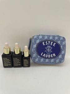 【未使用品】エスティローダー ESTEE LAUDER アドバンス ナイト リペア SMR コンプレックス　15ml2本＋7ml＋ポーチセット