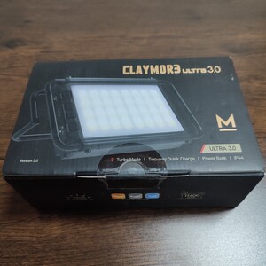 【新品】 モバイル LED ランタン CLAYMORE クレイモア ULTRA ウルトラ 3.0 Mサイズ CLC-1400BK キャンプ アウトドア 未使用品