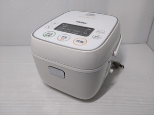 Haier ハイアール マイコンジャー炊飯器 3合用 JJ-M32A 2022年製【中古品】 ○YR-51651○