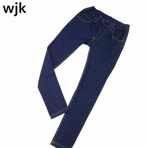 美品 22SS★ wjk 5970 dj27v 【wonder shape denim】 ストレッチ ワンダーシェイプ デニム パンツ Sz.S　メンズ 日本製　I4B01233_6#R