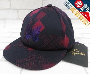 1H6143/未使用品 needles baseball cap ニードルス ベースボールキャップ