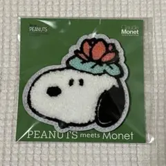 PEANUTS meets Monet 刺繍バッジ　スヌーピー モネ②