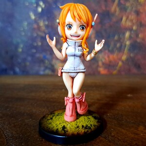 ナミ　リペイント塗装済み完成品/ワンピース/ワールドコレクタブルフィギュア/ワーコレ/WCF/ ONEPIECE figure repaint