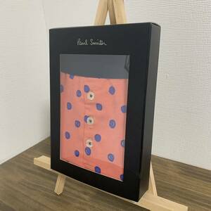 PaulSmith ボクサーパンツ レギュラーＭサイズ オレンジ ドット 水玉 3つボタン ポールスミス お洒落デザイン プレゼントにも♪