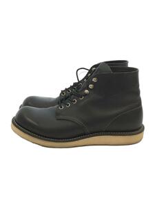 RED WING◆レースアップブーツ/26cm/BLK/レザー