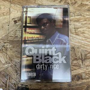 シ HIPHOP,R&B QUINT BLACK - DIRTY RICE アルバム!! TAPE 中古品