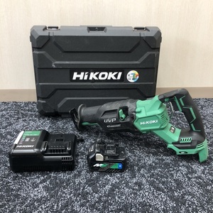 中古/動作確認済み HiKOKI ハイコーキ 130mm コードレスセーバソー CR36DA 36V / 充電器・バッテリー・ケース