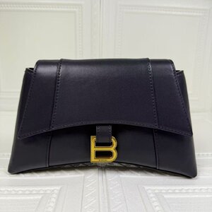 美 品 Balenciaga バレンシアガ ショルダーバッグ ハンドバッグ 2Way ブラック グレインレザー 1円スタート 671353-29S1M-1000