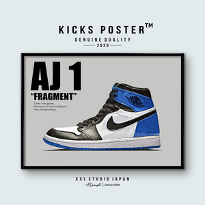 AJ1 エアジョーダン1 ハイ フラグメント FRAGMENT キックスポスター 送料無料 AJ1-07