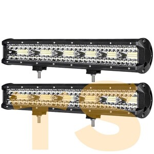 送料無料☆ トラック _ホワイト 6500K SM360W ジムニー ランクル 2個 12V/24V 除雪機 重機 船舶 LEDワークライト 前照灯 照明 作業灯 720W