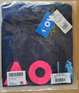 ポロ・ラルフローレン POLO RALPH LAUREN 2022年 AO(Australian Open) Tシャツ(US Mサイズ) ネイビー系