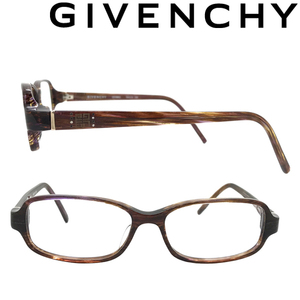 【中古】【やや傷や使用感あり】GIVENCHY メガネフレーム ブランド ジバンシィ GV3863 マーブルブラウン 眼鏡 R-GI-E-0543-10