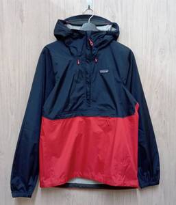 Patagonia/パタゴニア/マウンテンパーカー/16年製/Torrentshell P O/83932/レッド×ネイビー/Sサイズ