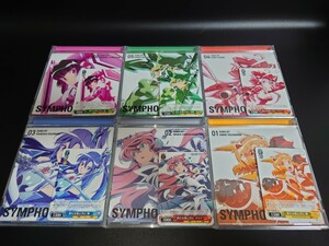 CD　戦姫絶唱シンフォギアＡＸＺ キャラクターソング１〜６　帯・特典ヴァイスシュヴァルツカード完備　状態良