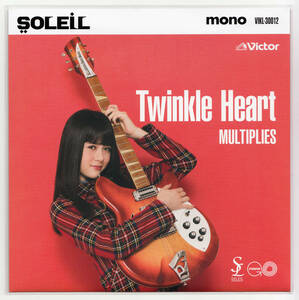 ◆新品◆SOLEIL◆ポストカード付◆初回限定盤◆7インチレコード◆Twinkle Heart◆ソレイユ◆それいゆ◆マルティプライズ◆トゥインクハート