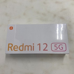 02w10545★1円~ Xiaomi Redmi 12 5G 標準セット A401XM ムーンライトホワイト ※未開封品 中古品