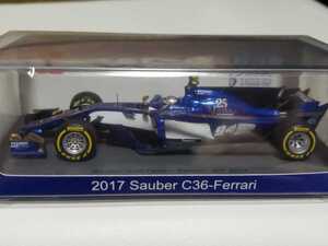 新品 1/43 スパーク ザウバー C36 フェラーリ 2017 F1 バーレーンGP #94 P.ウェーレイン　sauber F1