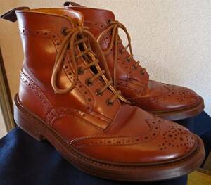 【正規品】トリッカーズ　カントリーブーツ　マロン・アンティーク　UK7　Tricker