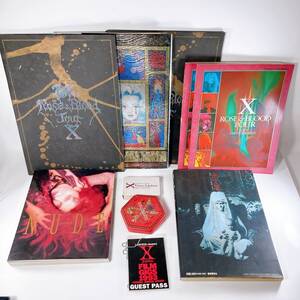 【現状品ジャンク】X JAPAN 関連書籍 パンフレット ライブグッズ 10点 まとめてセット YOSHIKI HIDE