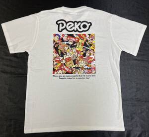 即決◆ペコちゃん　ミルキー◆半袖Tシャツ【LL】新品タグ付き　メンズTシャツ　不二家　Peko&Poko　ポコちゃん　2L◆