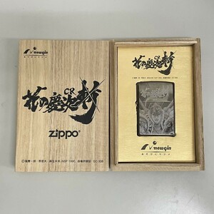 L814-H27-1240 ▲ Zippo ジッポ CR花の慶次 箱付き ライター 喫煙具 コレクション 火花あり