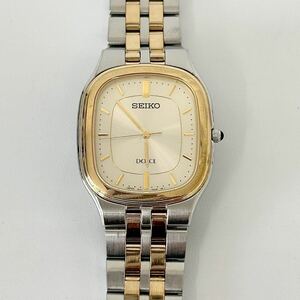 【K0521】SEIKO DOLCEセイコー ドルチェ 8J41-0AA0クォーツ 腕時計 メンズ ゴールド シルバー 不動 動作未確認