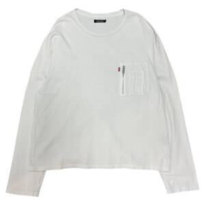 CHRISTIANDADA クリスチャンダダ　Military Pocket Detail LSV T-Shirts ホワイト サイズ:48