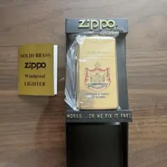 zippo solid brass 1984