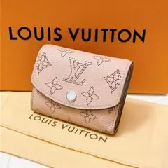 ヴィトン Vuitton モノグラム マヒナ 折り財布 レディース SB53