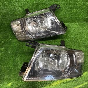 レンズ再生済　三菱　V75W パジェロ　HID ヘッドライト左右セット　KOITO 100-87507 刻印Y 訳アリ　ジャンク品