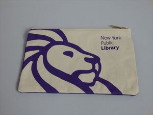 ★新品未使用★ニューヨーク公立図書館（New York Public Library）セカンドバッグ紫N7