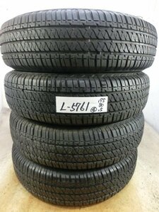 L-5761 溝あり 中古タイヤ ブリヂストン DUELER H/T 684Ⅱ 195/80R15 96S (4本)