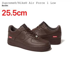 【25.5cm】Supreme/Nike Air Force 1 Low シュプリーム/ナイキ エア フォース1 ロー ブラウン