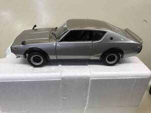 08254SW　京商　1/18《スカイライン　2000 GT-R　ケンメリ　ストリートスポーツ　シルバー　KPGC110》極上品《群馬発》