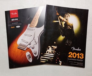 FENDER USA プライスリスト 2冊 2013年 2014年 山野楽器