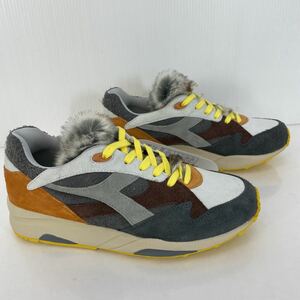 ディアドラ/DIADORA ヘリテージ ECLIPSE LUPO スニーカー 6/24.5ｃｍ(176580-5078)箱なし/展示品/少々難あり　定価￥33000＃225