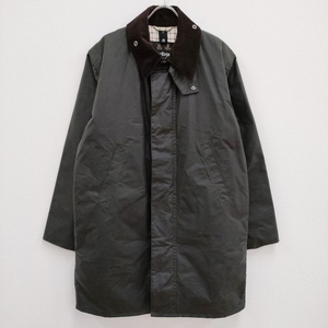 Barbour/BEAUTY&YOUTH 別注 BORDER MOONファブリック 222MWX2134 サイズ36 オイルド コート カーキ バブアー 4-0423T F96330