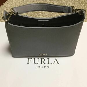 ★送料無料★新品未使用★FURLA ショルダー/ハンド バッグ グレー