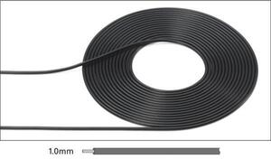 タミヤ No：12678　パイピングケーブル 外径φ1.0mm（ブラック）