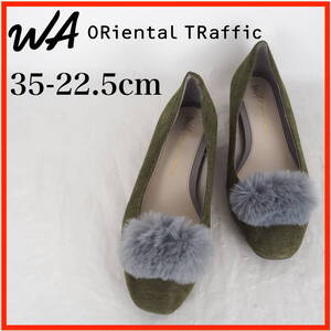 OK0015*WA ORiental TRaffic*ダブルエーオリエンタルトラフィック*レディースパンプス*35-22.5cm*カーキ