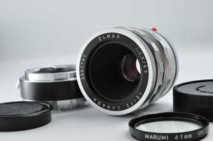【美品】ライカ Leica Leitz Elmar エルマー 65mm F3.5 Viso ビゾ用 マウントアダプター付き #0220
