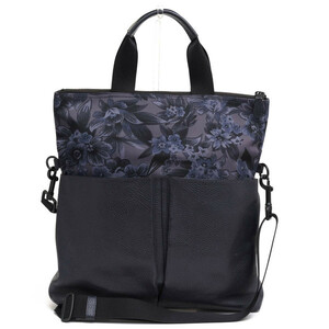 COACH コーチ トートバッグ F59304 Charles Foldover Tote In Floral Hawaiian Print Canvas チャールズ フォルドオーバー ハワイアンプリ