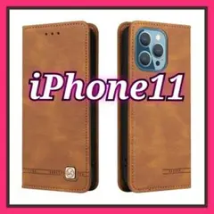 iPhone 11 用ケース  k 手帳型　レザー調　nari