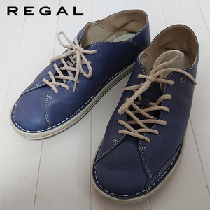 REGAL レザードライビングシューズ 26cm程度 グレー