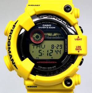 G-SHOCK ジーショック 【ITEVJ391VLRW】 GF-8230E-9 FROGMAN 30周年記念 フロッグマン ライトニングイエロー タフソーラー 2013年11月発売