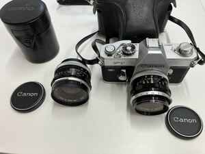 Canon キャノン フィルムカメラ ft ql 50mm 1:1.8 28mm 1:3.5 レンズ2点