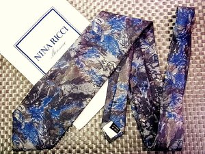 ♪35078C♪良品【アート デザイン 柄】ニナリッチ【NINA RICCI】ネクタイ