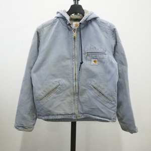 a40 2000年代製 Carhartt カーハート シエラジャケット■00s 表記XSサイズ レディース ブルー CUB ダック 裏地ボア 古着 古着卸 オールド