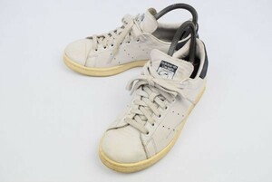 adidas★Stan smith【23.5/白×紺】レザー/ローカットスニーカー/スタンスミス◆J-190